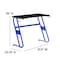 Flash Furniture 30 H, 51.5 W X Engineered Wood: Medium Density Fiberboard, Steel, Blue NAN-RS-G1030-BL-GG - alternate 3